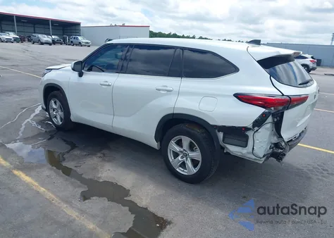 2022 Toyota Highlander L из США, поврежденный, VIN 5TDCZRAH3NS134887